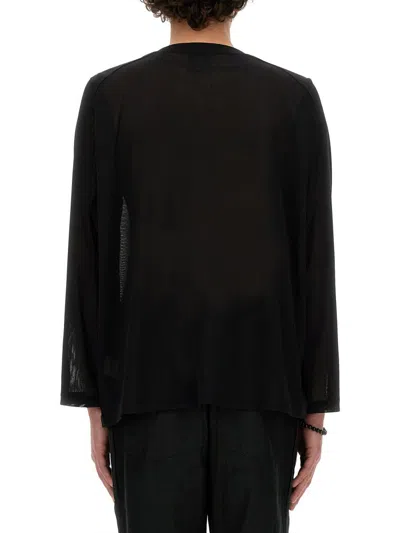 Needles Poly Mesh Cardigan In Black