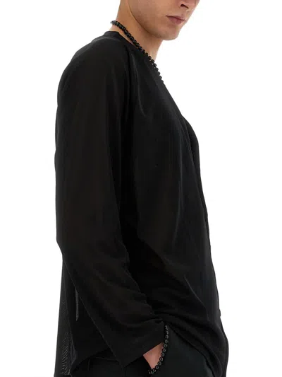 Needles Poly Mesh Cardigan In Black