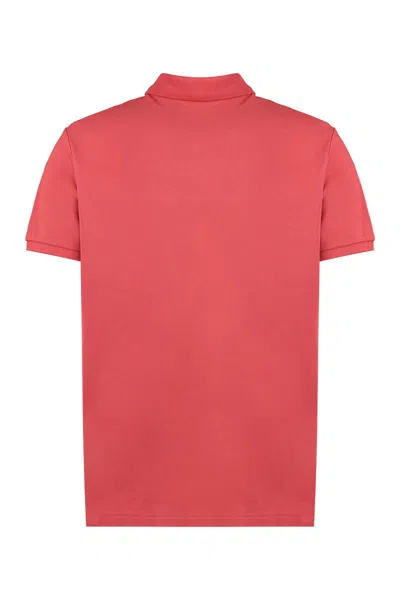 Shop Polo Ralph Lauren Cotton Piqué Polo Shirt In Red