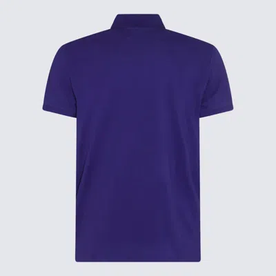 Shop Polo Ralph Lauren Purple Cotton Polo Shirt In Chalet Purple