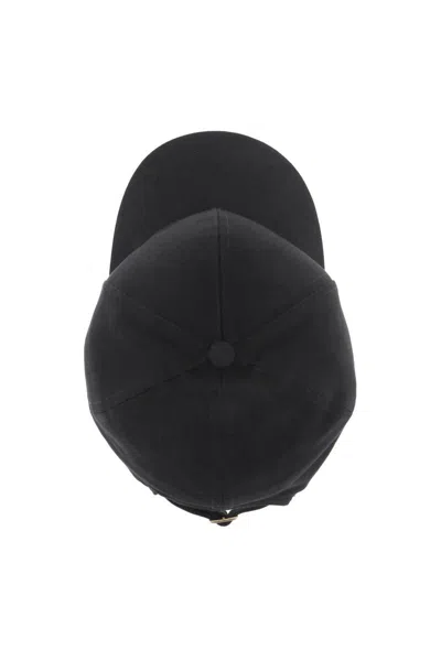 Shop Vivienne Westwood Uni Colour Baseball Cap With Orb Embroidery In Nero