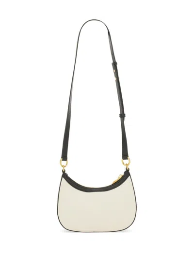 Shop Bally 'bar Ellipse' Crossbody Bag In Neutrals/black