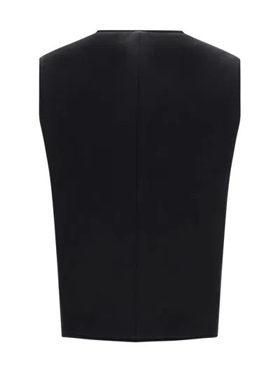 Shop Balmain Blazers & Vests In 0pa Noir