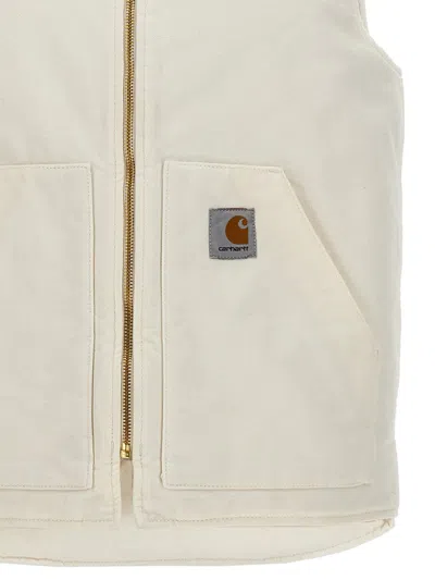 Shop Carhartt Wip 'classic' Vest In White