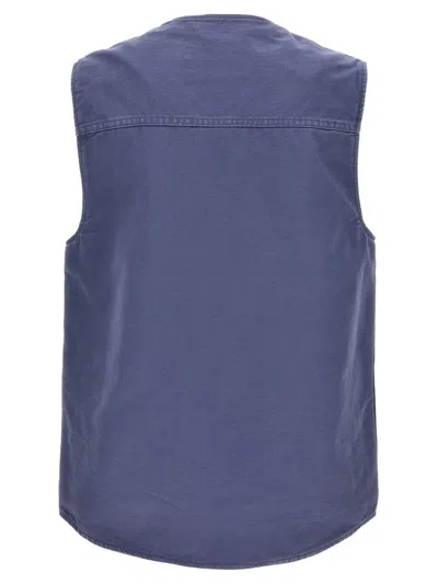 Shop Carhartt Wip 'arbor' Vest In Blue