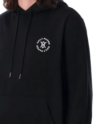 Shop Daily Paper Circle Hoody In Black