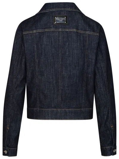 Shop Dolce & Gabbana Blue Denim Jacket