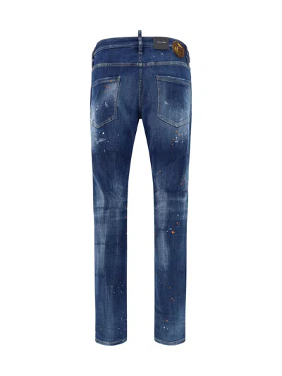 Shop Dsquared2 Jeans In Navy Blue
