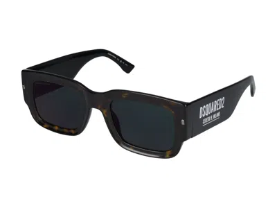 Shop Dsquared2 Sunglasses In Havana Black