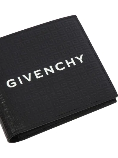Shop Givenchy Black Leather Bifold Wallet