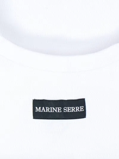 Shop Marine Serre Tops In White