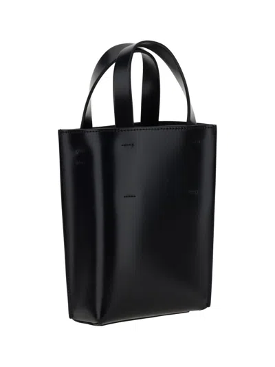 Shop Marni Handbags In Lily White/pink/black