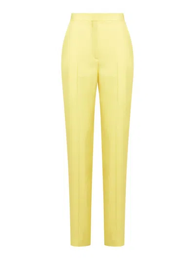 Shop Mcqueen Regular & Straight Leg Pants In Yellow & Orange