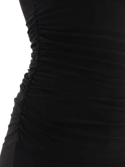 Shop Norma Kamali V-neck Jumpsuit In Black