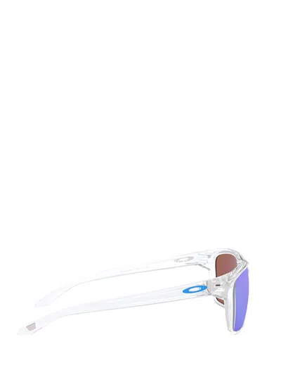 Shop Oakley Sunglasses In Polished Clear