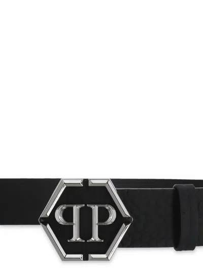 Shop Philipp Plein Belts Black