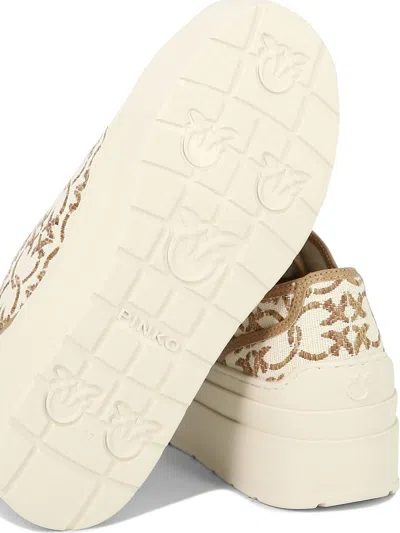 Shop Pinko "greta" Sneakers In White