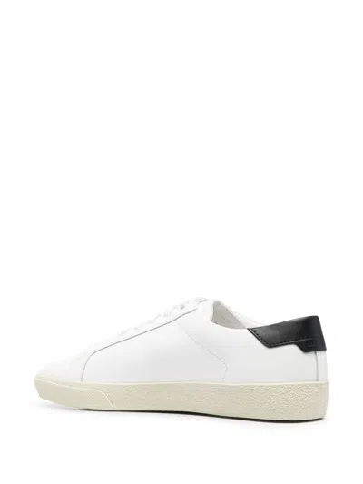 Shop Saint Laurent Court Classic Sl/06 Sneaker In White