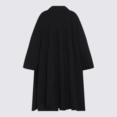 Shop The Row Black Cotton Trench Coat