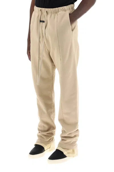 Shop Fear Of God "brushed Cotton Joggers For Men In Brown