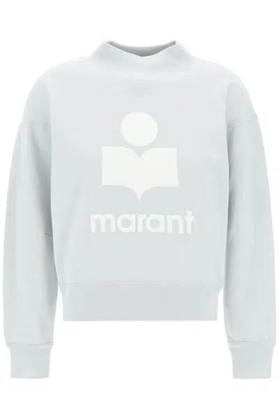 Shop Isabel Marant Étoile Isabel Marant Etoile Moby Sweatshirt With Flocked Logo Women In Multicolor