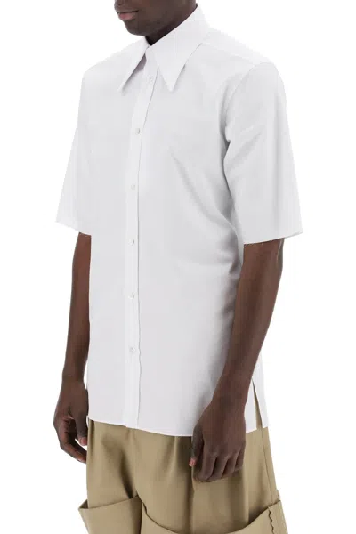 Shop Maison Margiela "shirt With Studded Men In White