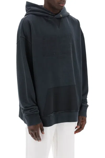 Shop Maison Margiela Hoodie With Reverse Logo Hooded Men In Multicolor