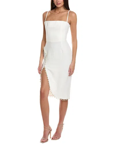 Shop Helsi Coco Solid Sheath Dress In White