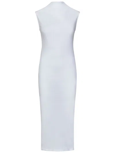 Shop Armarium Rose Midi Dress In Bianco