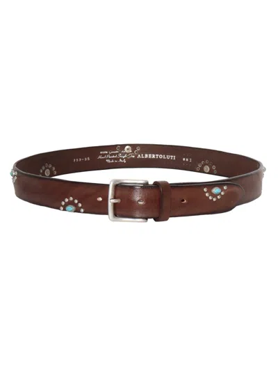 Shop Alberto Luti Belt In Marrone