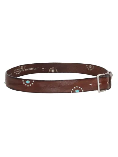 Shop Alberto Luti Belt In Marrone