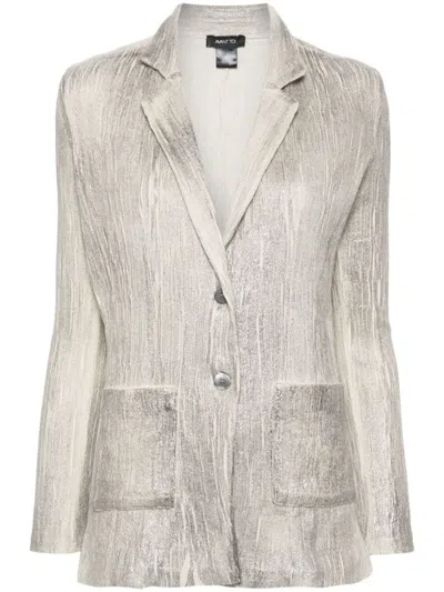 Shop Avant Toi Cashmere And Silk Blend Jacket In White