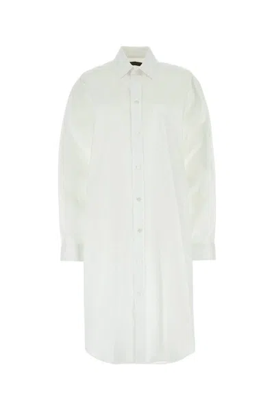 Shop Balenciaga Dress In White