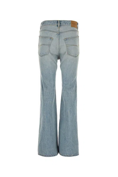 Shop Balenciaga Jeans In Lightindigomadder