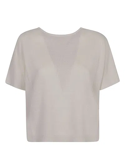 Shop Base Cotton Blend Top In White