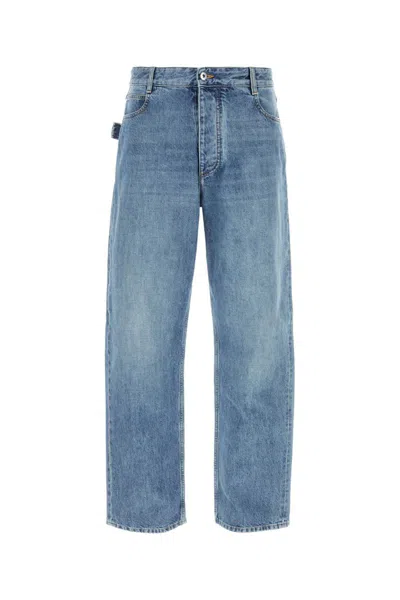 Shop Bottega Veneta Jeans In Midblue