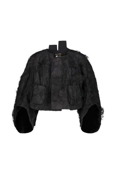 Shop Comme Des Garçons Tulle Jacket Clothing In Black