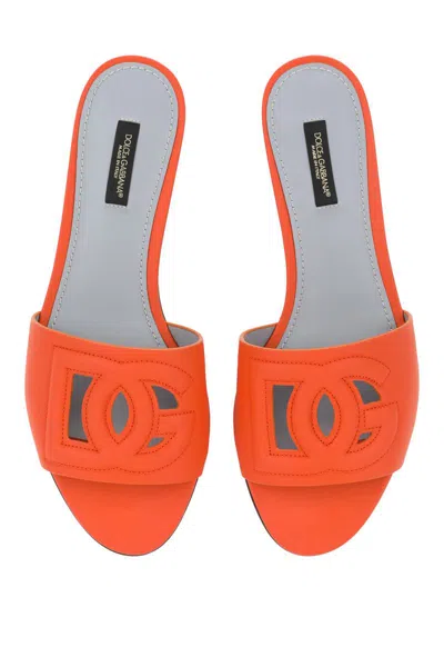Shop Dolce & Gabbana Sandals In Orange