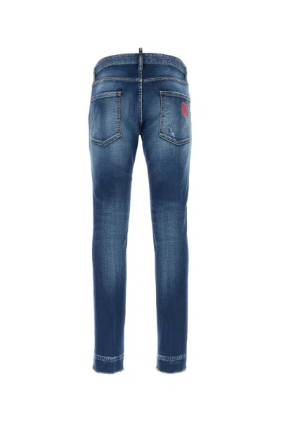 Shop Dsquared2 Jeans In Navyblue