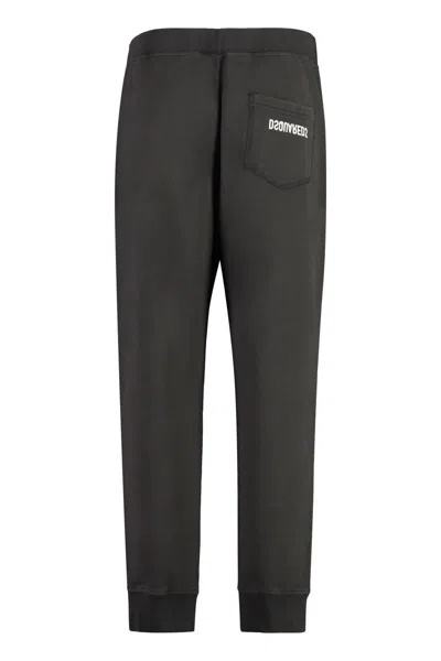 Shop Dsquared2 Cotton Track-pants In Grey