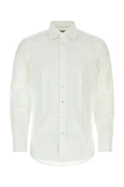 Shop Etro Shirts In White