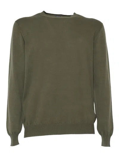 Fedeli Green Giza Light Frosted Sweater In Multicolor