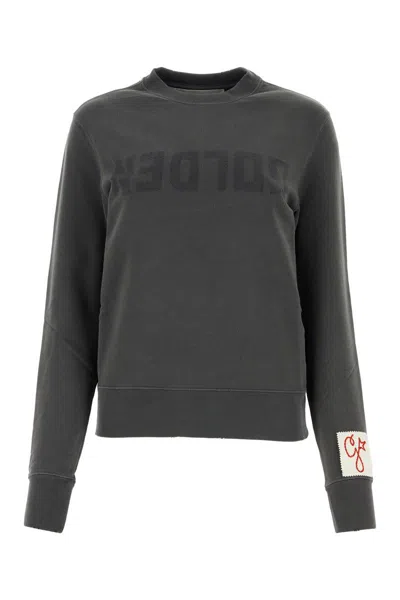 Shop Golden Goose Deluxe Brand Sweatshirts In Anthracite