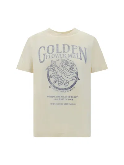 Shop Golden Goose T-shirts In Heritage White