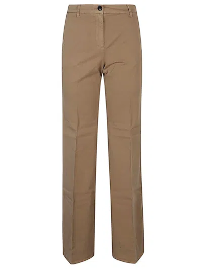 Shop I Love My Pants Linda Cotton Trousers In Beige