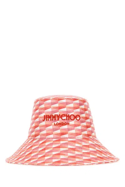 Jimmy Choo Cappello In A450paprikacandypink