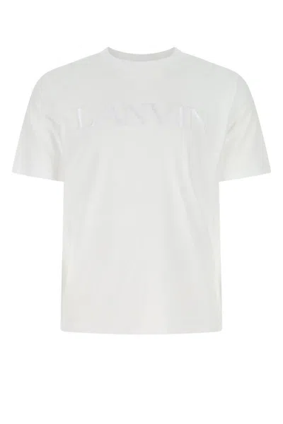 Shop Lanvin T-shirt In Opticwhite