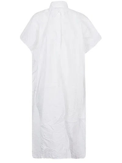 Shop Liviana Conti Cotton Blend Shirt Dress In White