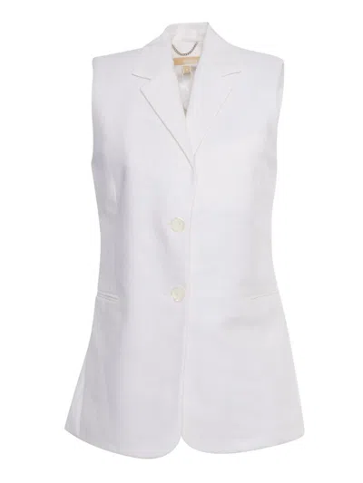 Shop Michael Kors Jacket In Bianco