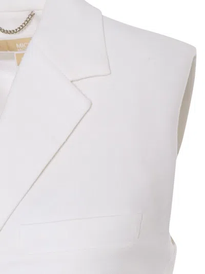Shop Michael Kors Jacket In Bianco